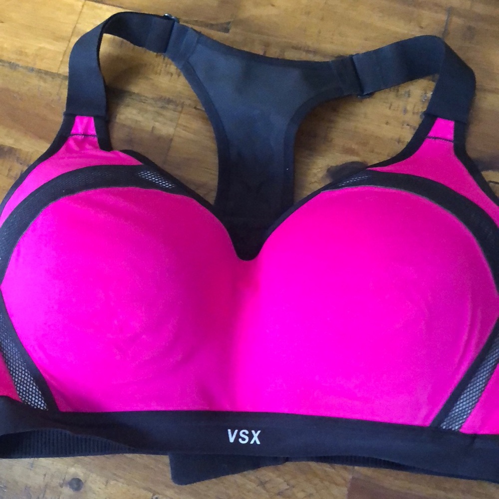 PRICE DROP!! VSX Sports Bra with Mesh Panel Detail